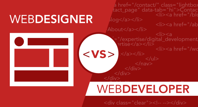 WEB DESIGNER VS DEVELOPER