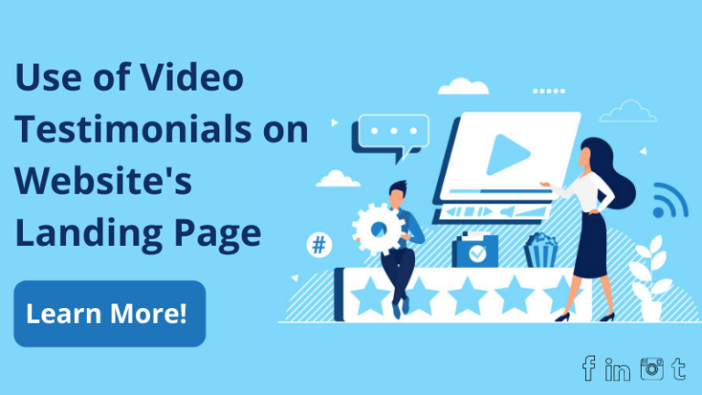 Use of Video Testimonials on Website’s Landing Page